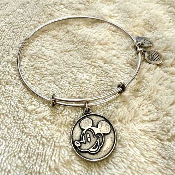 Alex & Ani Disney Mickey Mouse Adjustable Bangle Bracelet - Picture 1 of 3